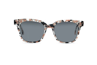 FAYETTE - Laguna Eyewear (PINK & BLACK CONFETTI FRAMES WITH GRAY LENSES) front