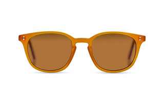 SAN REMO - Laguna Eyewear (AMBER FRAMES WITH BROWN LENSES) front