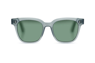 FAYETTE - Laguna Eyewear (SMOKE CRYSTAL FRAMES WITH GREEN LENSES) front