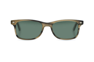 FOREST - Laguna Eyewear (GRAY STRATA FRAMES WITH GREEN LENSES) front