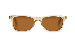 FOREST - Laguna Eyewear (YELLOW CRYSTAL FRAMES WITH BROWN LENSES) front