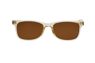 FOREST - Laguna Eyewear (YELLOW CRYSTAL FRAMES WITH BROWN LENSES) front