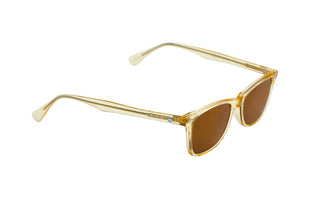 FOREST - Laguna Eyewear (YELLOW CRYSTAL FRAMES WITH BROWN LENSES) side