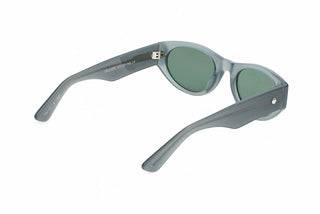 CALLIOPE - Laguna Eyewear (SMOKE CRYSTAL FRAMES WITH GREEN LENSES) - side