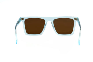 GRANDVIEW - Laguna Eyewear (LIGHT BLUE WITH ROUND FRAME BROWN LENSES) back