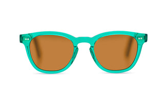 GRACELAND - Laguna Eyewear (BRIGHT GREEN FRAMES WITH BROWN LENSES) front