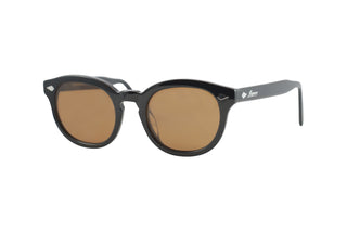 ARCH - Laguna Eyewear (BLACK WITH ROUND FRAME BROWN LENSES) side