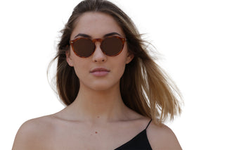 OAK - Laguna Eyewear (TABBY STRATA WITH BROWN LENSES) model
