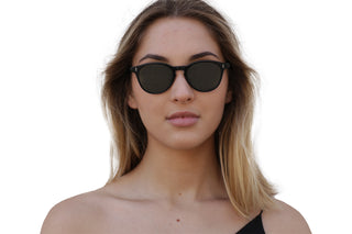 MONTEREY - Laguna Eyewear (BLACK WITH GREEN LENSES) model